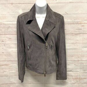 Reiss Bryony Suede Biker Jacket